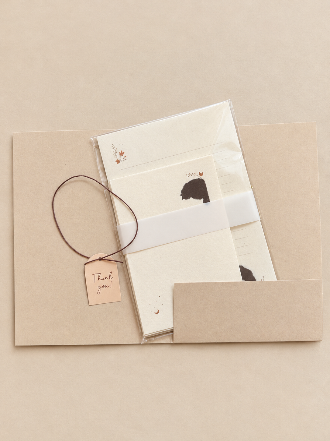 SHIKI Black Cat Letter Set