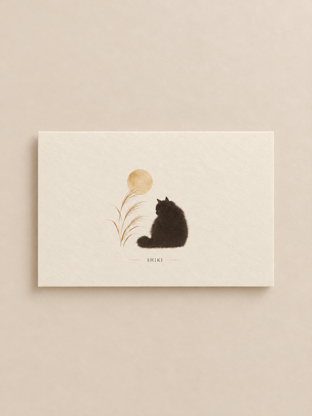 SHIKI Autumn Moon Postcard